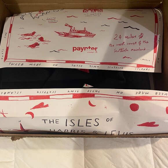 Paynter Jacket Batch 19 Harris Tweed wool overcoat - Picture 3 of 13